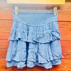 Hollister Blue Skirt Size S